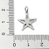 Non-Tarnish 304 Stainless Steel Pendants STAS-C097-67P-3