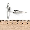 316 Surgical Stainless Steel Pendants STAS-G349-22AS-3