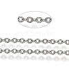 Tarnish Resistant 304 Stainless Steel Cable Chains CHS-A006-02A-P-2