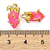 Alloy Enamel Pendants PALLOY-S032-01A-016-3