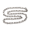 201 Stainless Steel Infinity Link Chain Necklace NJEW-F222-28P-1