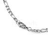 Tarnish Resistant Figaro Chain Necklace for Men NJEW-F027-03-1mm-2