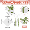 Square Paper Wedding Candy Storage Boxes with Ribbon AJEW-WH0609-744A-2