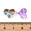 Baking Paint Transparent Glass Beads DGLA-N018-08-3