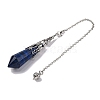 Natural Lapis Lazuli Pointed Dowsing Pendulum Big Pendants G-H285-06P-A29-4