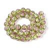 Handmade Foil Glass Beads Strands FOIL-N033-04D-2