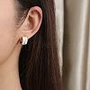 304 Stainless Steel Round Stud Earrings KA7490-4