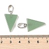 Natural Green Aventurine Pendants G-B127-04P-02-3