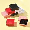 8Pcs 4 Colors Square Cardboard Ring Boxes CBOX-FS0001-08-9