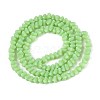 Frosted Opaque Glass Beads Strands LS-GLAA-N017-4mm-16-3