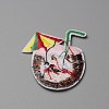 Summer Theme Polyester Computerized Embroidery Cloth Iron on/Sew on Patches PATC-WH0010-07E-2