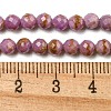 Natural Lepidolite/Purple Mica Stone Beads Strands G-NH0011-A01-01-5