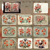 30Pcs Vintage Flower Paper Stickers PW-WGD2245-02-1