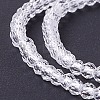 Transparent Glass Beads Strands X-GLAA-C019-01A-33-4