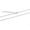 Non-Tarnish 304 Stainless Steel Cable Chain Necklace STAS-T040-PJ204-45-2