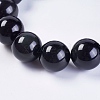 Natural Rainbow Obsidian Stretch Bracelets BJEW-F315-14mm-2