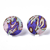 Cellulose Acetate(Resin) Stud Earring Findings KY-R022-015-3