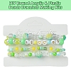 DIY Round Acrylic & Plastic Beads Bracelets Making Kits DIY-FS0006-49-2