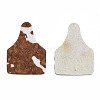 Eco-Friendly Cowhide Leather Big Pendants FIND-N049-13-01-1