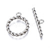 Non-Tarnish 201 Stainless Steel Toggle Clasps STAS-N087-34P-1