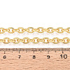 Brass Textured Cable Chains CHC-T018-29G-3