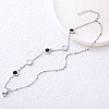 Minimalist Stainless Steel Cable Chain Multi-layered Bracelets BN6339-3