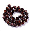 Natural Tiger Eye Beads Strands G-A030-B01-05-10mm-2