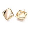 Brass Stud Earring Findings KK-T056-22G-NF-1