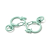 Spray Painted Alloy Swivel Lobster Claw Clasps FIND-A027-04-3