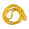 Electroplate Glass Beads Strands GLAA-Q101-02A-AB07-2