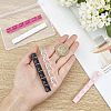 FINGERINSPIRE 5Pcs 5 Cololrs 5 Grids Plastic Nail Art Brush Pen Holder Stand MRMJ-FG0001-10-3