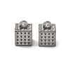 304 Stainless Steel Pendant Rhinestone Settings STAS-C148-05P-1