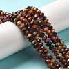 Natural Rainbow Tiger Eye Beads Strands G-NH0002-D03-02-2