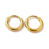 PVD Vacuum Plating 201 Stainless Steel Huggie Hoop Earrings LS-STAS-H164-02G-1