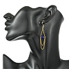 Rondelle 304 Stainless Steel & Glass Beaded Layered Necklace and Earring Set Set for Women SJEW-JS01384-01-2