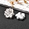 Alloy & 925 Sterling Silver & Acrylic Stud Earrings EJEW-Q013-09A-5