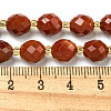 Natural Red Jasper Beads Strands G-N342-52-5