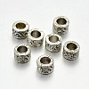 Tibetan Style Alloy Column Spacer Beads X-PALLOY-E381-07AS-NR-1