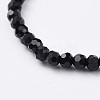 Glass Beads Stretch Bracelets BJEW-JB04756-03-3