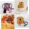 CHGCRAFT 4 Pcs 4 Styles PU Leather Bottom FIND-CA0002-15-7