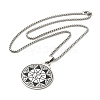 Non-Tarnish 304 Stainless Steel Pendant Necklaces for Women Men NJEW-G123-10P-3