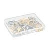 40Pcs 2 Colors 304 Stainless Steel Leverback Earring Findings STAS-FS0001-24-2