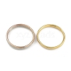 3Pcs Vacuum Plating 201 Stainless Steel Bangles Sets for Women BJEW-F476-05M-2