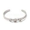 304 Stainless Steel Cuff Bangle Making STAS-Q300-02P-2