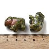 Natural Unakite Carved Figurines DJEW-L023-F04-3