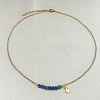Bohemian Natural Sodalite Star Beads Pendant 304 Stainless Steel Chain Necklaces for Women WG45F40-02-2