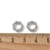 Brass Micro Pave Cubic Zirconia Daisy Spacer Beads KK-U052-35P-NF-2