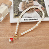 Imitation Pearl Beaded Pendant Necklaces WGB7F3C-02-1