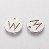 201 Stainless Steel Charms STAS-Q201-T051-W-2