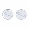 Transparent Resin Pendants RESI-N030-005B-2